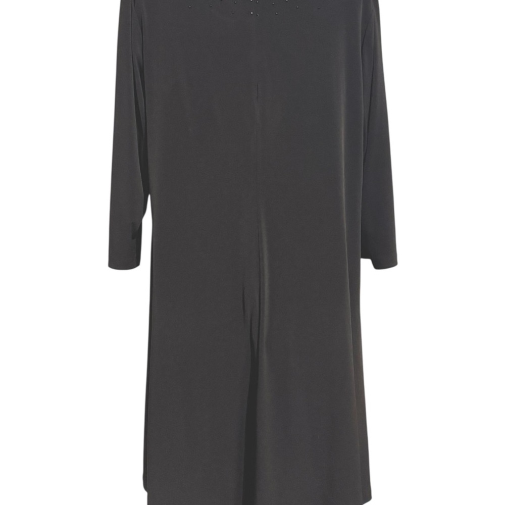 Calvin Klein Black Dressy Dress Keyhole Opening & Sparkle SIZE: 20 #CL - Picture 6 of 10